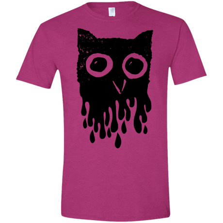 T-Shirts Antique Heliconia / S Dripping Owl Men's Semi-Fitted Softstyle