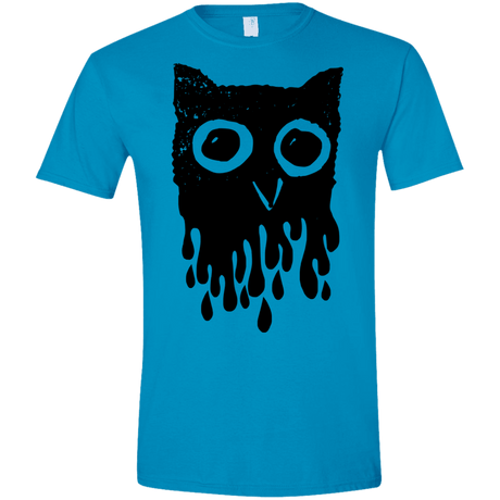 T-Shirts Sapphire / S Dripping Owl Men's Semi-Fitted Softstyle