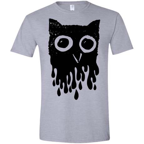 T-Shirts Sport Grey / X-Small Dripping Owl Men's Semi-Fitted Softstyle