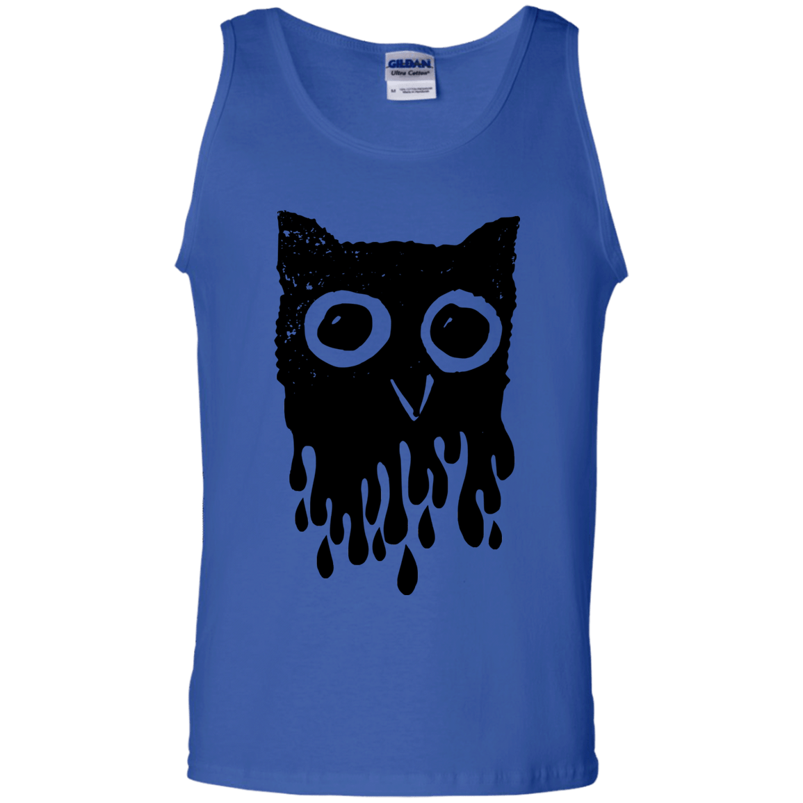 T-Shirts Royal / S Dripping Owl Men's Tank Top
