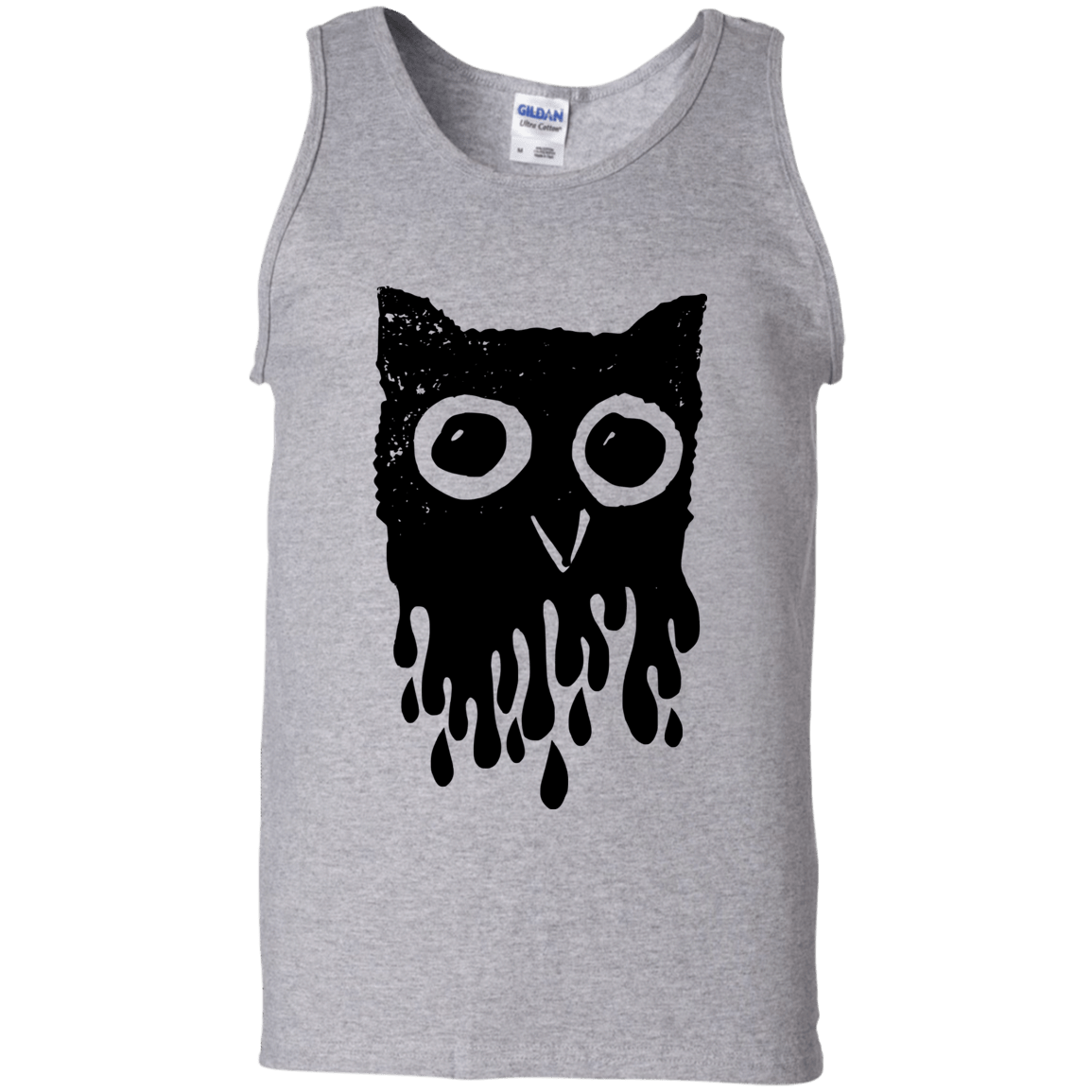 T-Shirts Sport Grey / S Dripping Owl Men's Tank Top