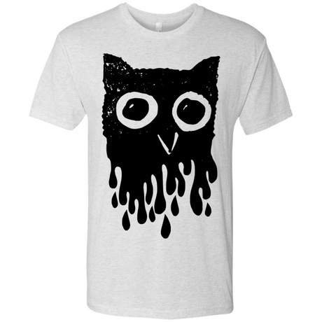 T-Shirts Heather White / S Dripping Owl Men's Triblend T-Shirt