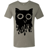 T-Shirts Venetian Grey / S Dripping Owl Men's Triblend T-Shirt
