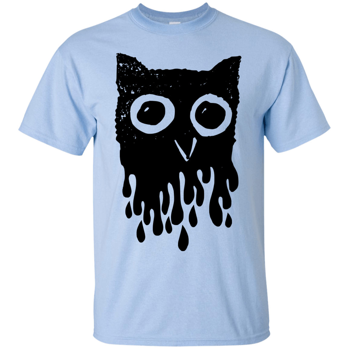 T-Shirts Light Blue / S Dripping Owl T-Shirt