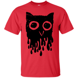 T-Shirts Red / S Dripping Owl T-Shirt