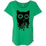 T-Shirts Envy / X-Small Dripping Owl Triblend Dolman Sleeve