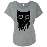 T-Shirts Premium Heather / X-Small Dripping Owl Triblend Dolman Sleeve