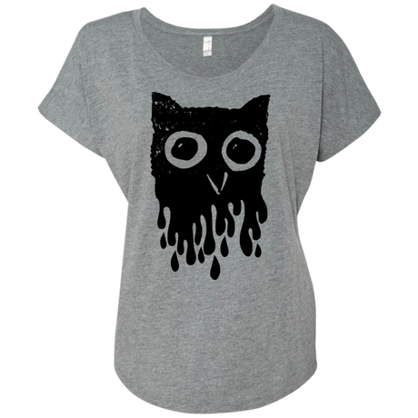T-Shirts Premium Heather / X-Small Dripping Owl Triblend Dolman Sleeve