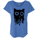 T-Shirts Vintage Royal / X-Small Dripping Owl Triblend Dolman Sleeve