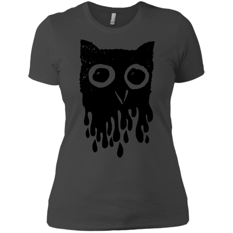 T-Shirts Heavy Metal / X-Small Dripping Owl Women's Premium T-Shirt