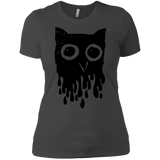 T-Shirts Heavy Metal / X-Small Dripping Owl Women's Premium T-Shirt