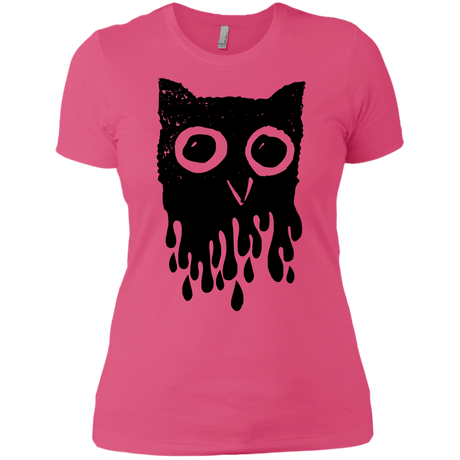 T-Shirts Hot Pink / X-Small Dripping Owl Women's Premium T-Shirt