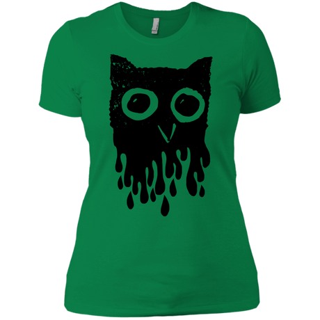 T-Shirts Kelly Green / X-Small Dripping Owl Women's Premium T-Shirt