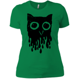 T-Shirts Kelly Green / X-Small Dripping Owl Women's Premium T-Shirt
