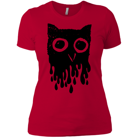 T-Shirts Red / X-Small Dripping Owl Women's Premium T-Shirt
