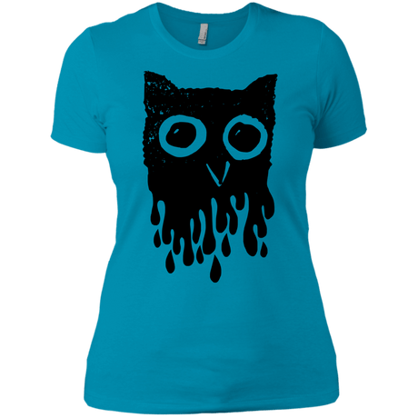 T-Shirts Turquoise / X-Small Dripping Owl Women's Premium T-Shirt