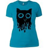 T-Shirts Turquoise / X-Small Dripping Owl Women's Premium T-Shirt