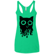 T-Shirts Envy / X-Small Dripping Owl Women's Triblend Racerback Tank