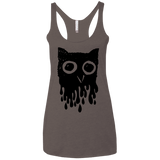 T-Shirts Macchiato / X-Small Dripping Owl Women's Triblend Racerback Tank