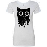 T-Shirts Heather White / S Dripping Owl Women's Triblend T-Shirt