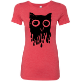 T-Shirts Vintage Red / S Dripping Owl Women's Triblend T-Shirt