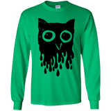 T-Shirts Irish Green / YS Dripping Owl Youth Long Sleeve T-Shirt