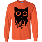 T-Shirts Orange / YS Dripping Owl Youth Long Sleeve T-Shirt