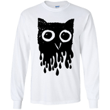 T-Shirts White / YS Dripping Owl Youth Long Sleeve T-Shirt