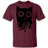 T-Shirts Maroon / YXS Dripping Owl Youth T-Shirt