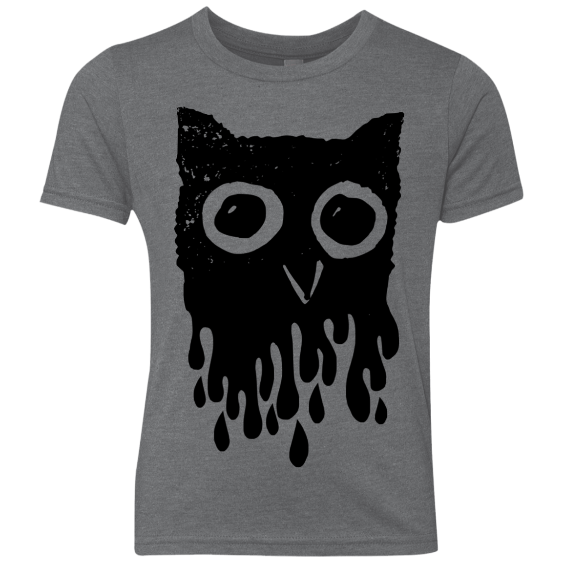 T-Shirts Premium Heather / YXS Dripping Owl Youth Triblend T-Shirt