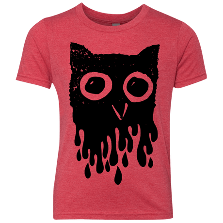 T-Shirts Vintage Red / YXS Dripping Owl Youth Triblend T-Shirt