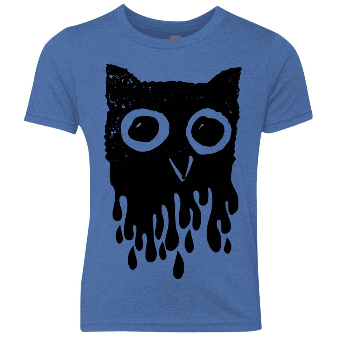 T-Shirts Vintage Royal / YXS Dripping Owl Youth Triblend T-Shirt