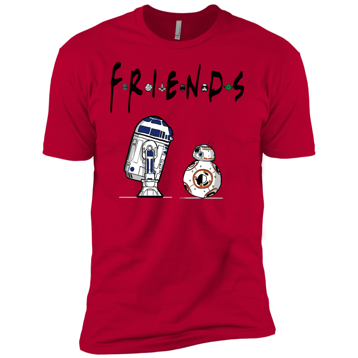 T-Shirts Red / YXS Droid Friends Boys Premium T-Shirt