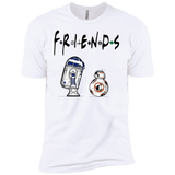 T-Shirts White / YXS Droid Friends Boys Premium T-Shirt