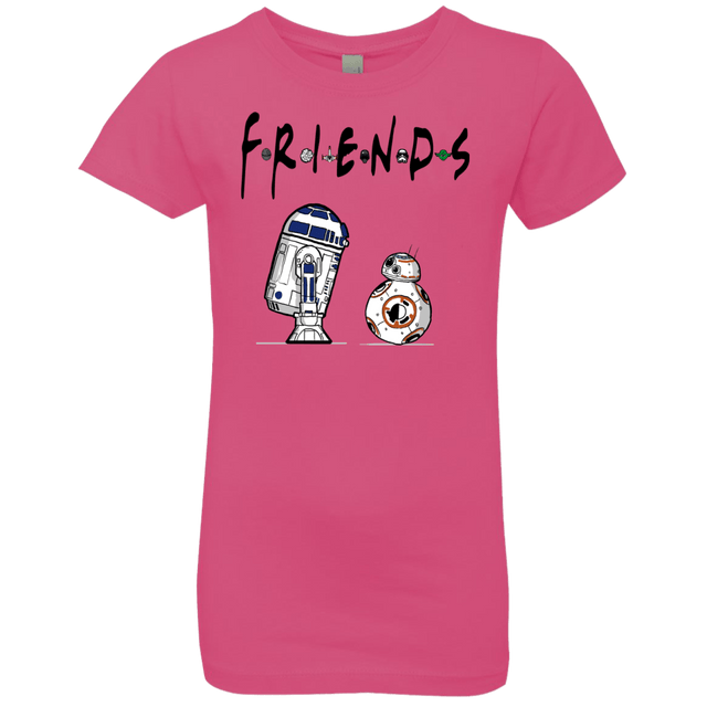 T-Shirts Hot Pink / YXS Droid Friends Girls Premium T-Shirt