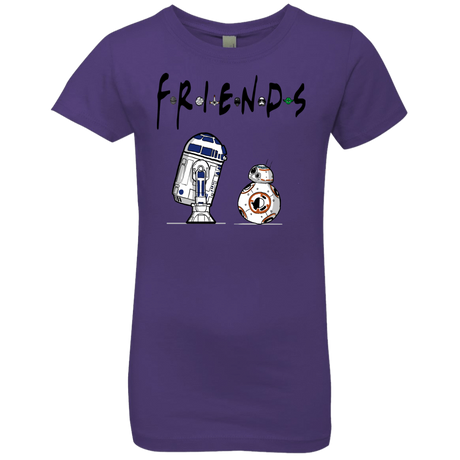 T-Shirts Purple Rush / YXS Droid Friends Girls Premium T-Shirt