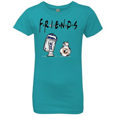 T-Shirts Tahiti Blue / YXS Droid Friends Girls Premium T-Shirt