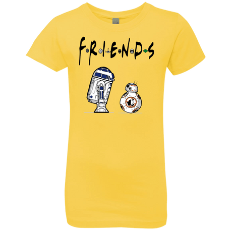T-Shirts Vibrant Yellow / YXS Droid Friends Girls Premium T-Shirt