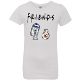 T-Shirts White / YXS Droid Friends Girls Premium T-Shirt