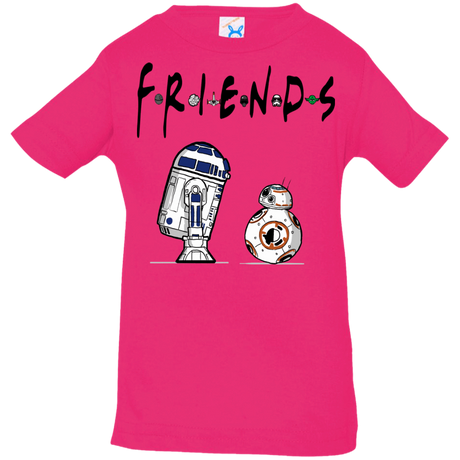 T-Shirts Hot Pink / 6 Months Droid Friends Infant Premium T-Shirt