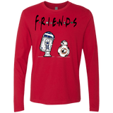 T-Shirts Red / Small Droid Friends Men's Premium Long Sleeve