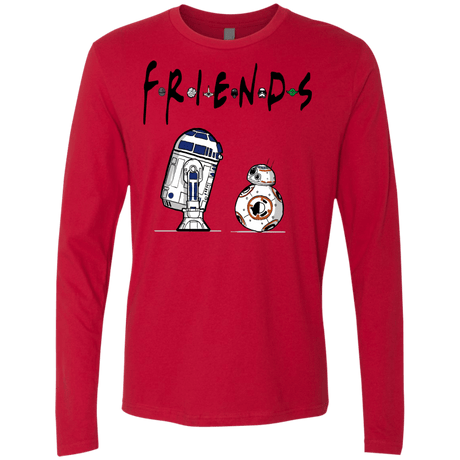 T-Shirts Red / Small Droid Friends Men's Premium Long Sleeve