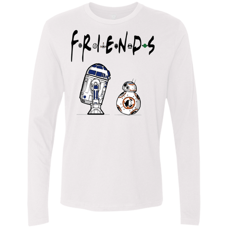 T-Shirts White / Small Droid Friends Men's Premium Long Sleeve