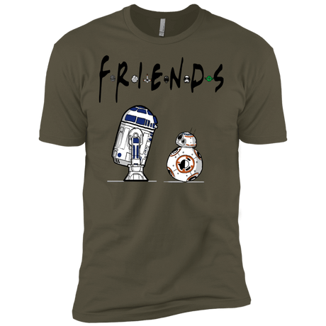 T-Shirts Military Green / X-Small Droid Friends Men's Premium T-Shirt