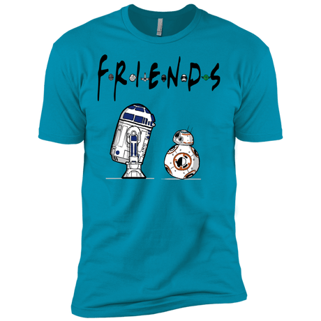 T-Shirts Turquoise / X-Small Droid Friends Men's Premium T-Shirt
