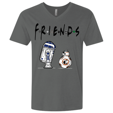 T-Shirts Heavy Metal / X-Small Droid Friends Men's Premium V-Neck