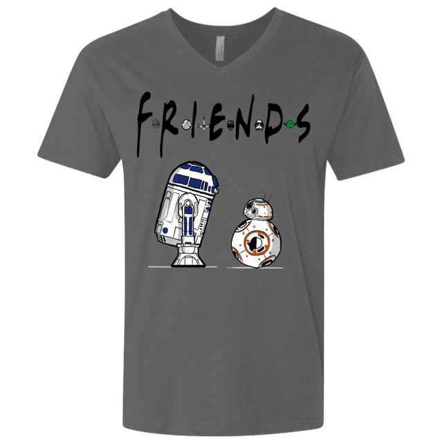 T-Shirts Heavy Metal / X-Small Droid Friends Men's Premium V-Neck