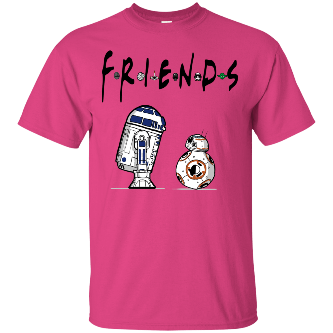 T-Shirts Heliconia / Small Droid Friends T-Shirt