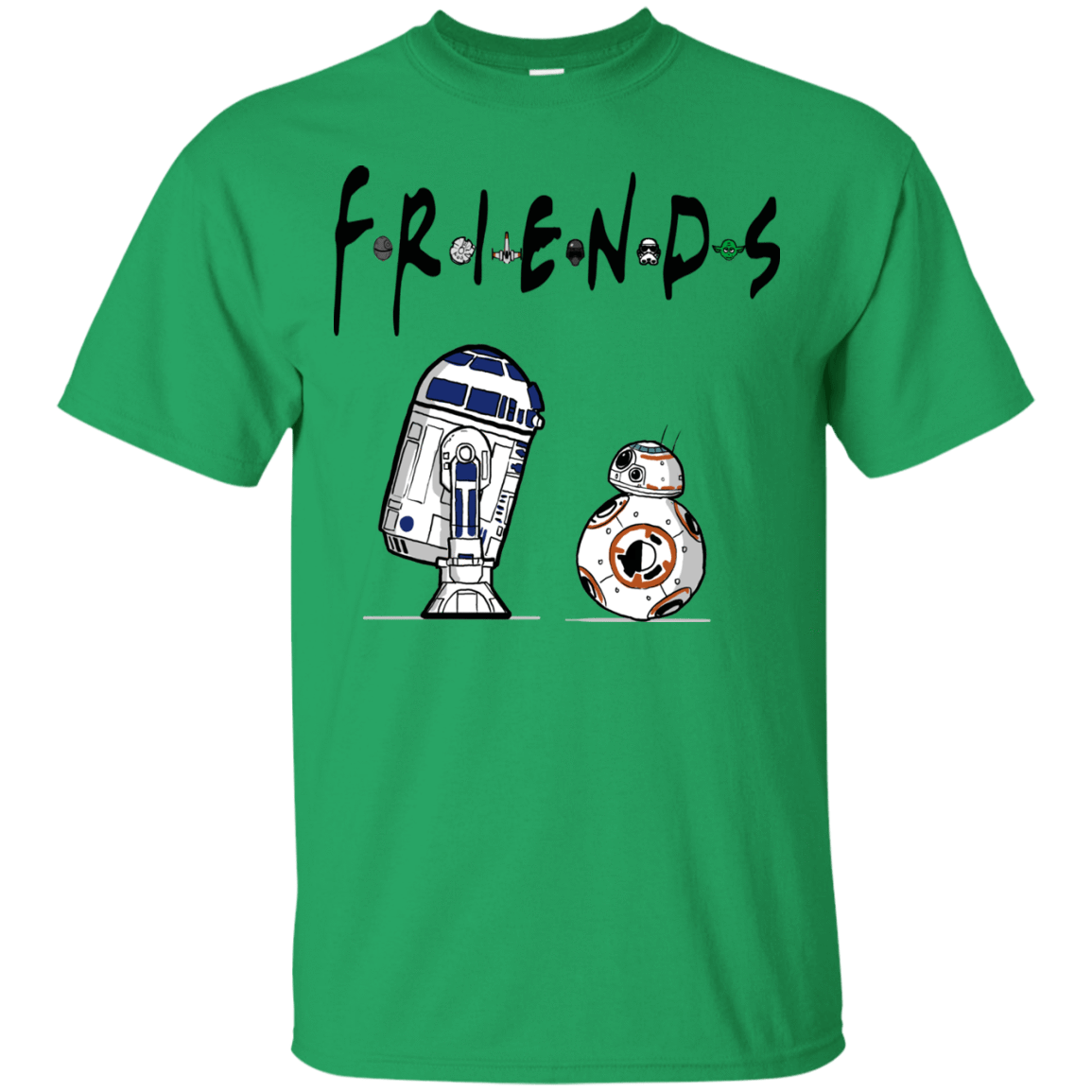 T-Shirts Irish Green / Small Droid Friends T-Shirt