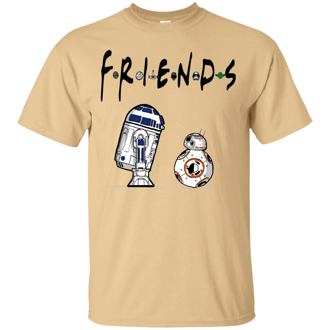 T-Shirts Vegas Gold / Small Droid Friends T-Shirt